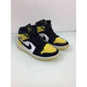 Air Jordan 1 Mid yellow toe sneakers size 7.5